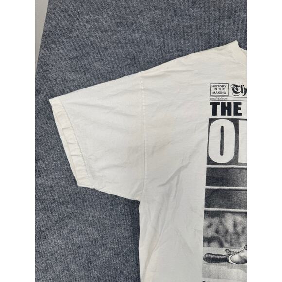 Vintage Obama Boxing T-Shirt 3XL The New Champ Political Graphic Tee AA Apparel - Picture 14 of 15